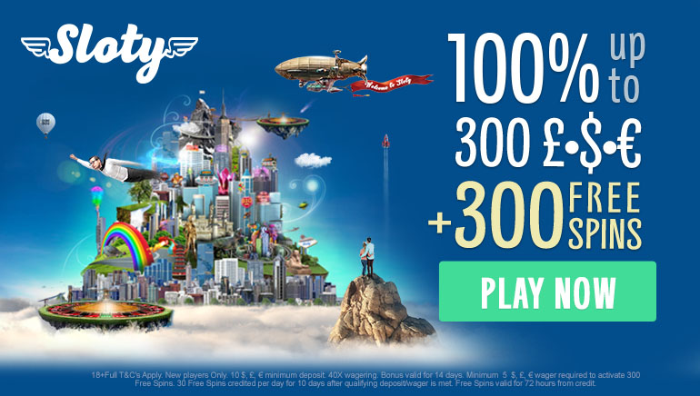 Sloty Casino Welcome offer